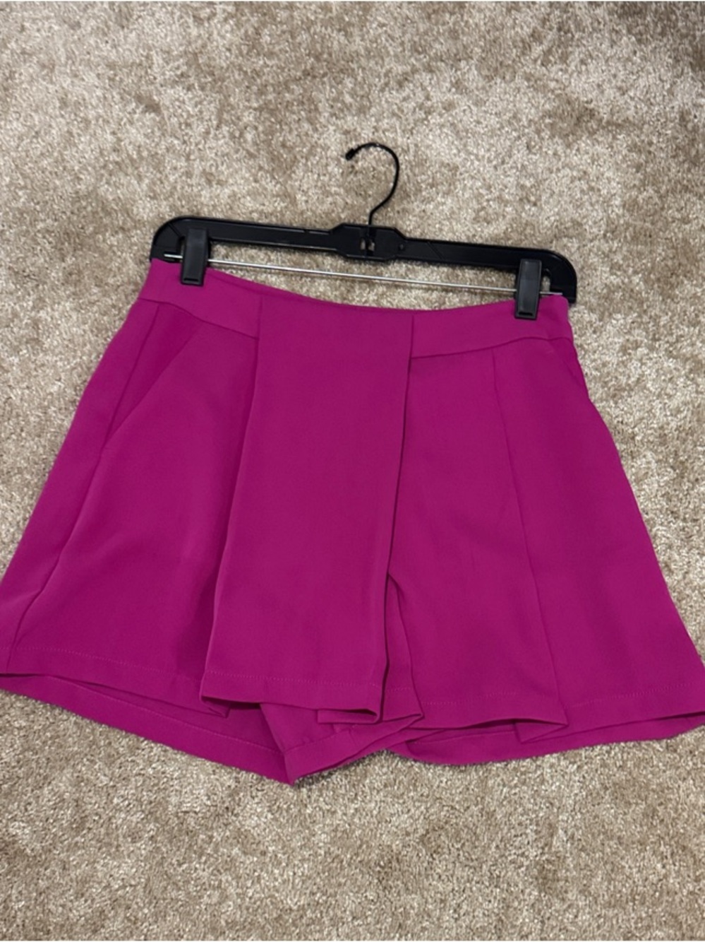 Banana Republic Fuchsia High-Waist Skort